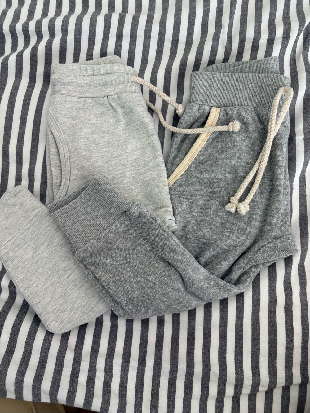 Kids Grey Drawstring Jogger Pants - Soft Everyday Bottoms